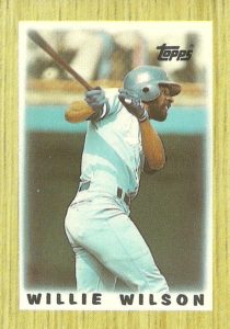 Willie Wilson 1987 Topps Baseball Card