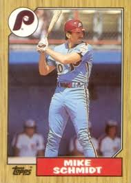 Mike Schmidt 1987 Topps Baseball Card