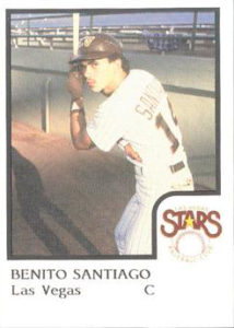 Benito Santiago 1986 minor league baseball card