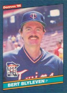 Bert Blyleven 1986 Donruss Baseball Card