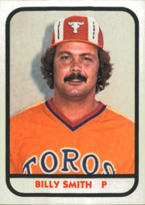 Billy Smith 1981 minor league baseball card