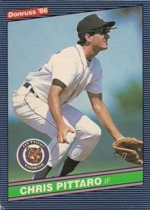 Chris Pittaro 1986 Donruss Baseball Card