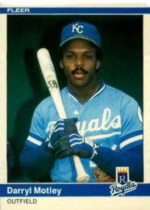 Darryl Motley 1984 Fleer Baseball Card