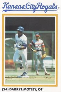 Darryl Motley 1986 National Photo baseball card