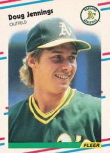 Doug Jennings 1988 Fleer Baseball Card
