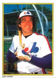 Gary Carter 1983 Topps baseball card