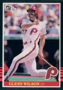 Glenn Wilson 1985 Donruss Baseball Card