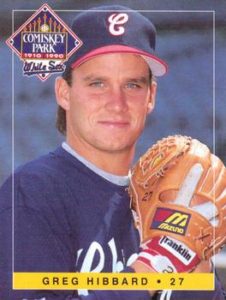 Greg Hibbard 1990 baseball card