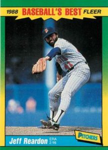 Jeff Reardon 1988 Fleer Baseball Card