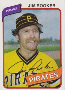 Jim Rooker 1980 Topps Baseball Card