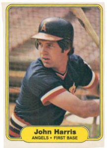 John Harris 1982 Fleer Baseball Card