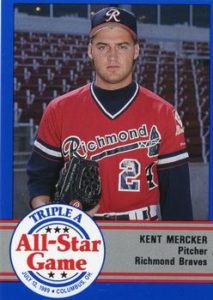 Kent Mercker 1989 minor league baseball card