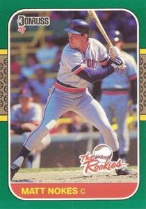 Matt Nokes 1987 Donruss Baseball Card