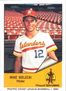 Mike Bielecki 1984 minor league baseball card