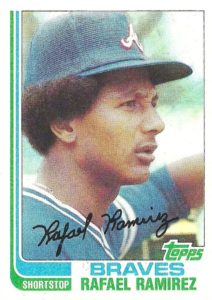 Rafael Ramirez 1982 Topps Baseball Card