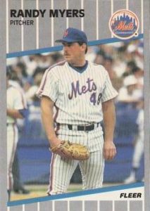 Randy Myers 1989 Fleer Baseball Card