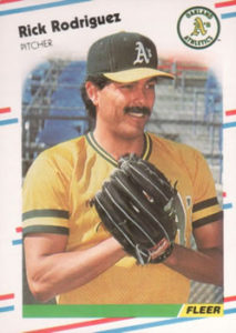 Rick Rodriguez 1988 Fleer Baseball Card