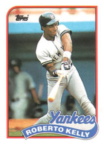 Roberto Kelly 1989 Topps Baseball Card