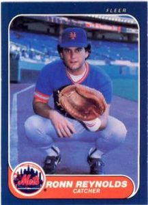 Ronn Reynolds 1986 Fleer Baseball Card