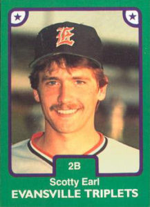 Scott Earl 1984 minor league baseball card