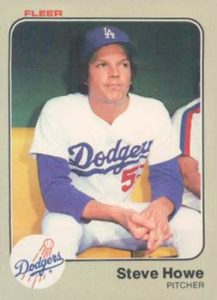 Steve Howe 1983 Fleer Baseball Card