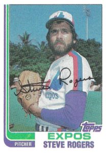 Steve Rogers 1982 Topps Baseball Card