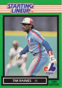 Tim Raines 1989 Kenner Baseball Card
