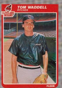 Tom Waddell 1985 Fleer Baseball Card