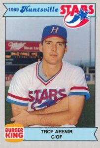 Troy Afenir 1989 minor league baseball card