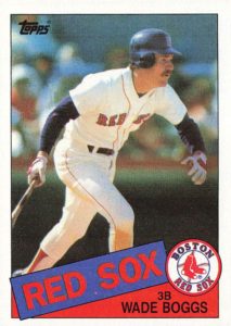Wade Boggs 1985 Topps Baseball Card