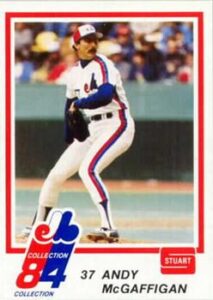 Andy McGaffigan 1984 baseball card