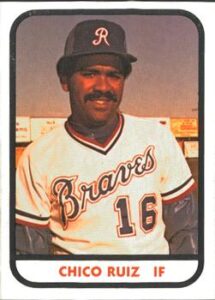 Chico Ruiz 1981 minor league baseball card