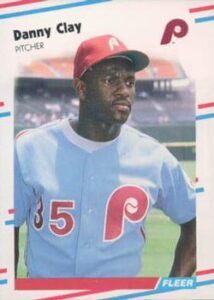 Danny Clay 1988 Fleer Baseball Card
