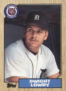 Dwight Lowry 1987 Topps Baseball Card
