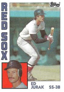 Ed Jurak 1984 Topps Baseball Card