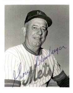 George Bamberger 1981 Mets Team Photo