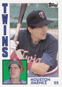 Houston Jimenez 1984 Topps Baseball Card