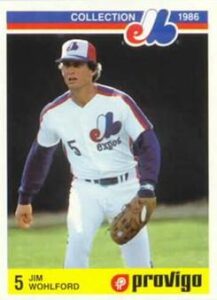 Jim Wohlford 1986 baseball card