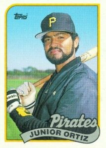 Junior Ortiz 1989 Topps Baseball Card