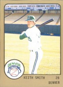 Keith Smith 1988 minor league baseball card