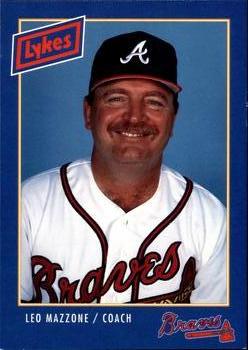 Leo Mazzone baseball card - 1980s Baseball