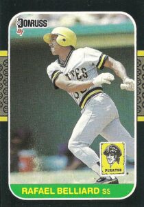 Rafael Belliard 1987 Donruss Baseball Card