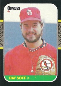 Ray Soff 1987 Donruss Baseball Card