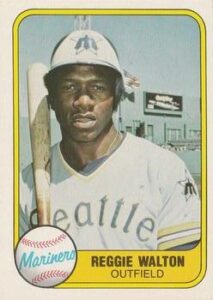 Reggie Walton 1981 Fleer Baseball Card