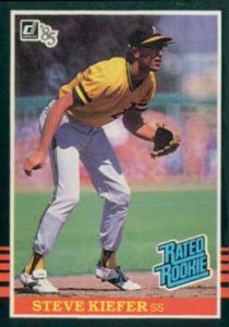 Steve Kiefer 1985 Donruss Baseball Card