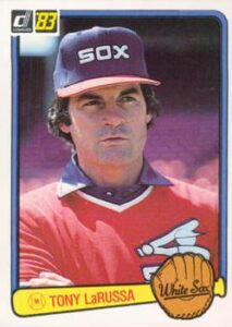 Tony LaRussa 1983 Donruss Baseball Card