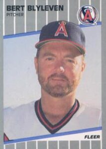 Bert Blyleven 1989 Fleer Baseball Card