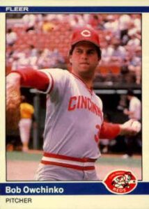 Bob Owchinko 1984 Fleer Baseball Card