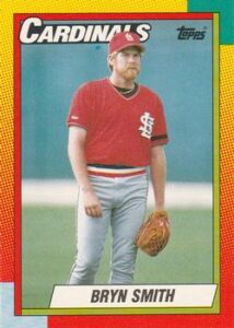 Bryn Smith 1990 Topps Baseball Card
