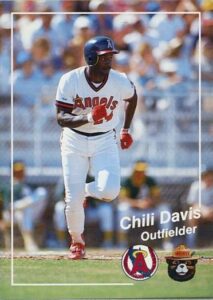 Chili Davis 1988 California Angels Smokey Baseball Card